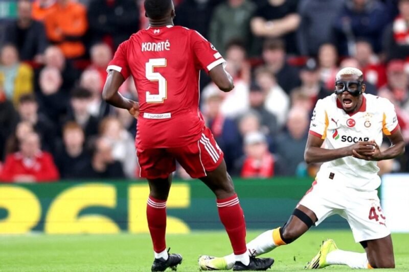 Nigeria’s Osimhen tried to defy broken arm in Galatasaray loss at Liverpool | Football News