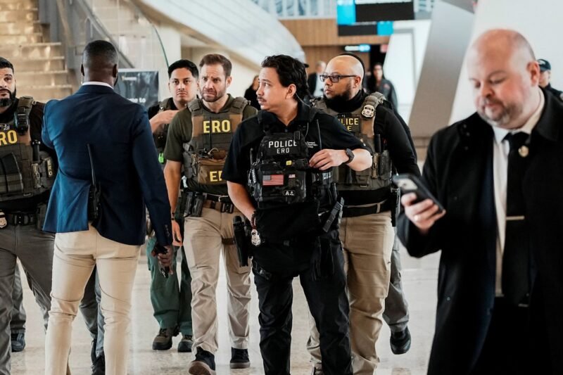 Trump administration deploys ICE agents at airports across US | Politics