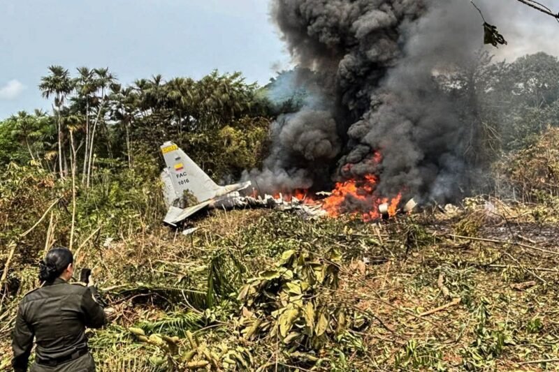 Survivors pulled from wreckage of Colombian air force plane | Aviation