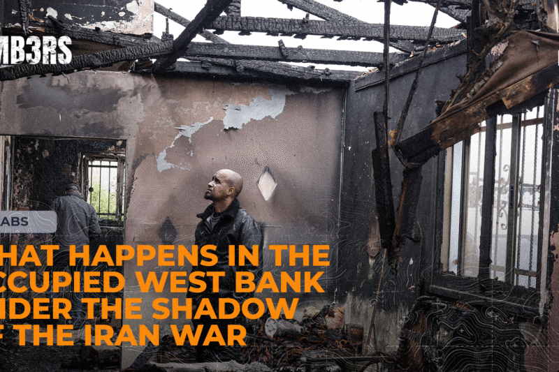 What happens in the occupied West Bank under the shadow of the Iran war