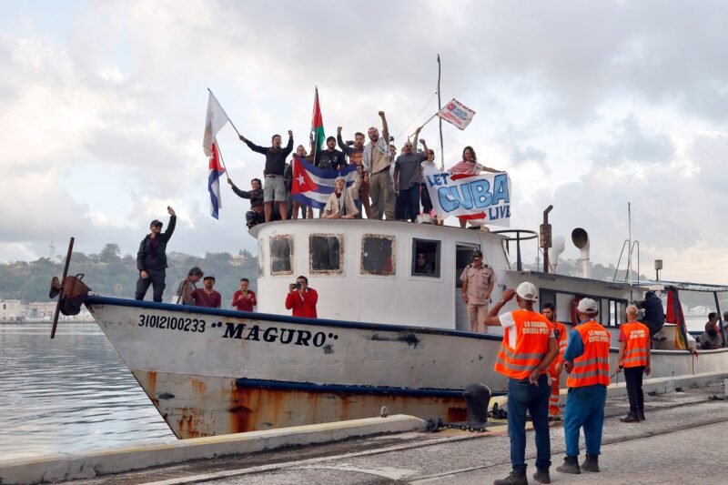 Aid flotilla vessel arrives in Cuba amid US-driven energy crisis | Donald Trump News