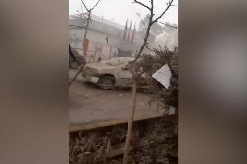 Iranian woman’s video of US-Israel attack ends as bomb hits | Conflict