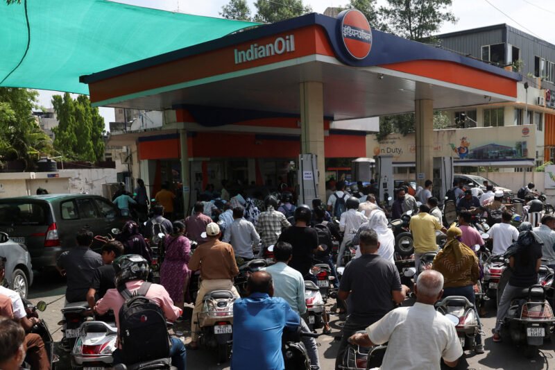 Indian police manage long lines as panic grows over fuel shortages | US-Israel war on Iran