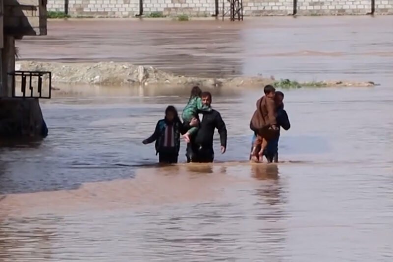 Video: Storms wash away vehicles and flood homes across Middle East | Floods