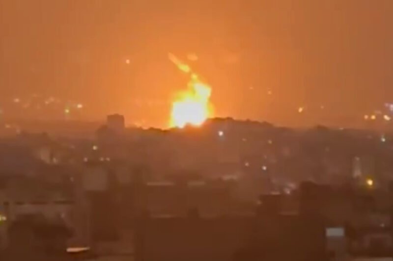 Intense bombing in Tehran, Isfahan