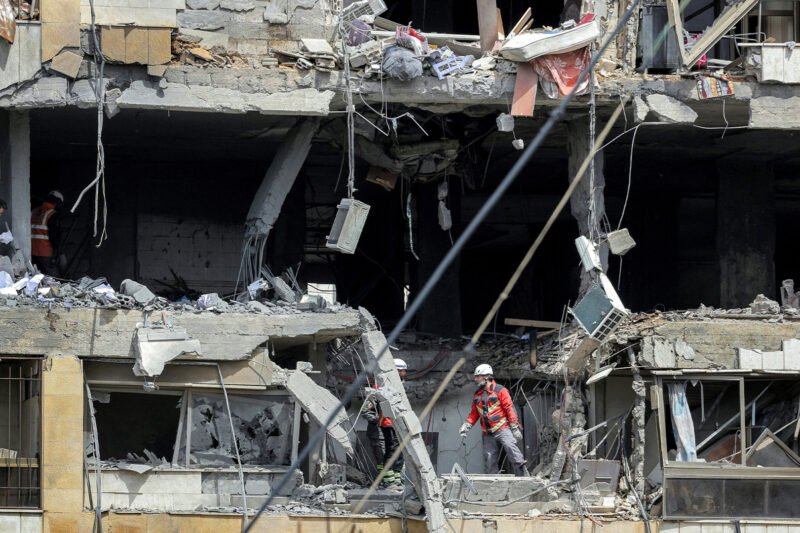 Beirut apartment damaged in Israeli strike | Israel attacks Lebanon