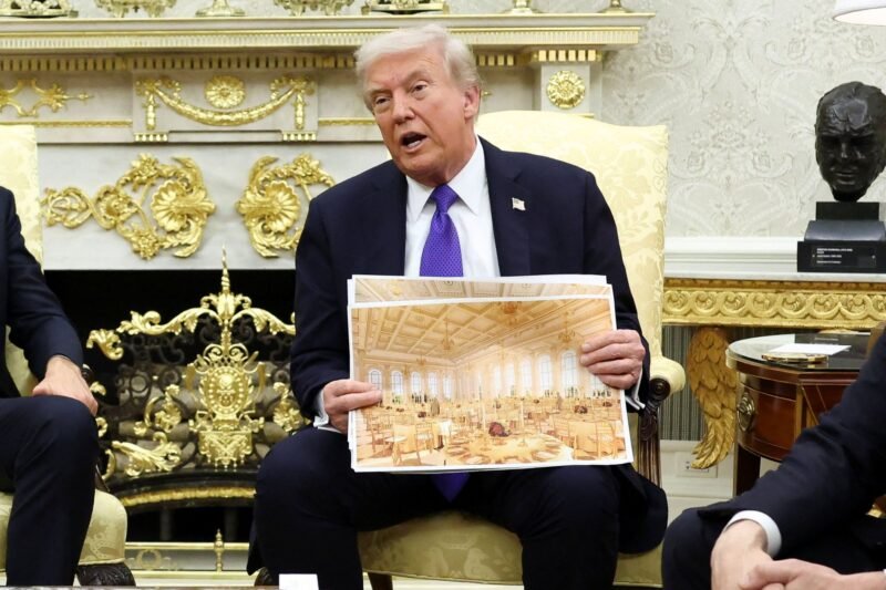 Judge halts Trump ballroom project; Trump says work can go on | Donald Trump