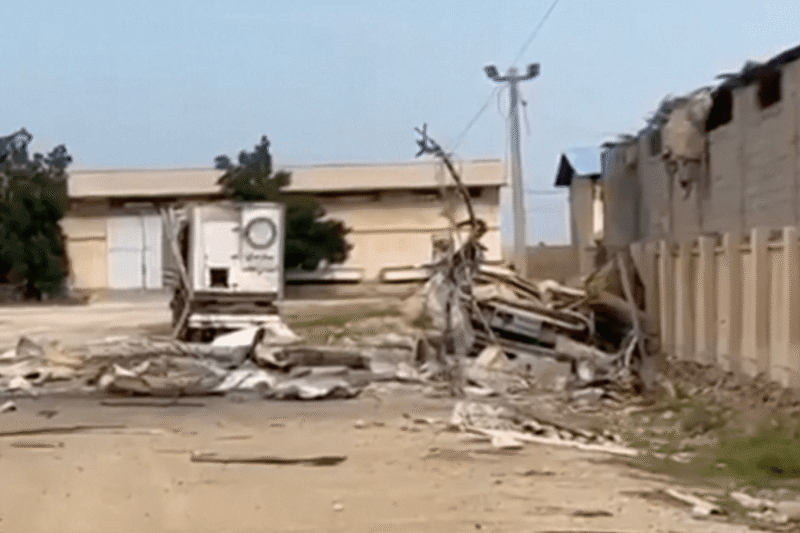 Red Crescent supply warehouse attacked in southwest Iran | US-Israel war on Iran