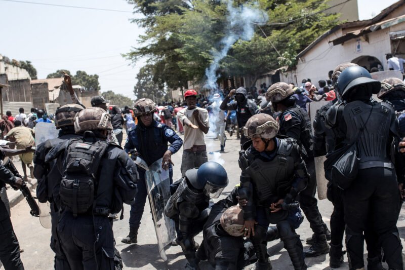 Gambia police fire tear gas at rally over rearrest of siblings | Protests