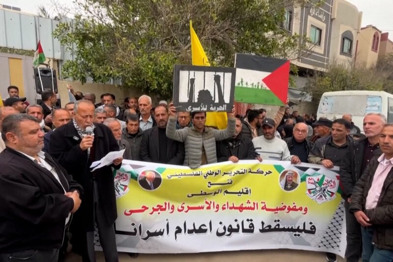 Video: Protests in Gaza against Israel’s Palestinian death penalty law | Gaza